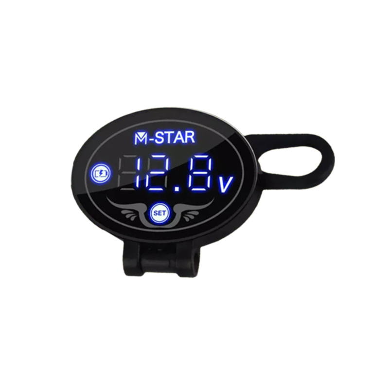M-Star Waterproof LED Night Vision Motorcycle Volt Meter